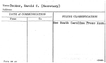 Booker, Harold C. (Secretary)