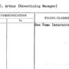 Borg, C. Arthur (Advertising Manager)