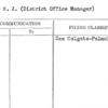Boshe, W.J. (District Office Manager)