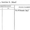 Bossely, Caroline E. (Miss)