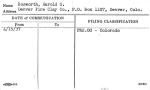 Bosworth, Harold O.