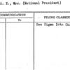 Bott, A.E., Mrs. (National President)