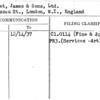 Bourlet, James & Sons, Ltd.