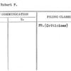 Bowe, Robert F.