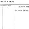 Bowen, Lillian M. (Miss)