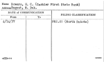 Bowers, H.C. (Cashier First State Bank)