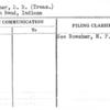 Bowsher, D.D. (Treas.)