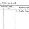 Brady, William M. (Pres.)