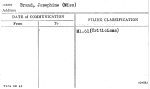 Brand, Josephine (Miss)