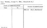 Brandy, Joseph R. (Mrs. Elizabeth K.)