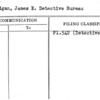 Branigan, James E. Detective Bureau