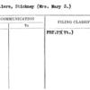Branliere, Stickney (Mrs. Mary S.)