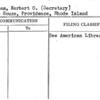 Brigham, Herbert O. (Secretary)