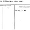 Brigham, William (Mrs. Clara Rust)