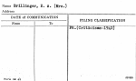 Brillinger, E.A. (Mrs.)