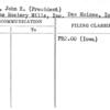 Brine, John H. (President)