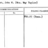 Brister, John W. (Mrs. May Taylor)