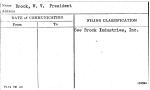 Brock, W.V. President