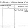 Brooklyn Diocese - Religion Meeting 6/7/38