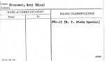 Brosemer, Mary (Miss)