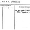 Broune, Hain W.C. (Publisher)