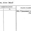 Brower, Alice (Miss)
