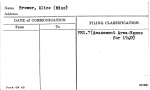 Brower, Alice (Miss)