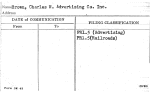 Brown, Charles W. Advertising Co. Inc.