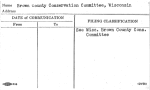 Brown County Conservation Committee, Wisconsin