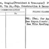 Brown, Douglas (President & Treasurer)