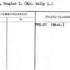 Brown, Douglas I. (Mrs. Sally L.)