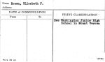 Brown, Elizabeth F.