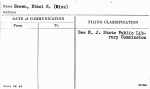 Brown, Ethel S. (Miss)