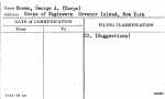 Brown, George A. (Corps)
