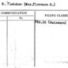 Brown, H. Fletcher (Mrs. Florence H.)