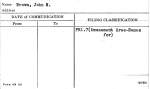 Brown, John M.