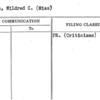 Brown, Mildred C. (Miss)