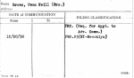 Brown, Owen Neill (Mrs.)