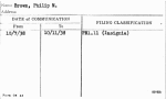 Brown, Philip M.