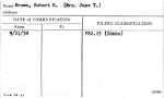 Brown, Robert E. (Mrs. Jane T.)
