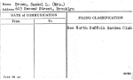 Brown, Samuel L. (Mrs.)