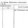 Brown, W. Wilson (Publishers Autocaster)