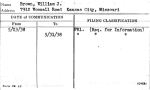 Brown, William J.