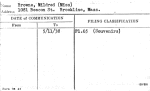 Browne, Mildred (Miss)