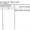 Browning, Ralph R. (President)