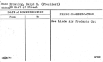 Browning, Ralph R. (President)