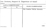 Brownson, Margaret M. (Supervisor of Music)