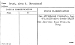 Brush, Alvin G. (President)