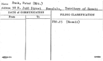 Buck, Peter (Mrs.)