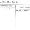 Budge, Alfred (Mrs. Ella H.)